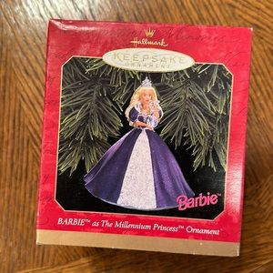 Keepsake hallmark ornament - Barbie as the millennium princess